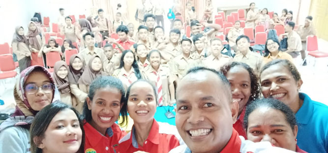 GenPI Papua Sambangi SMK 1 Jayapura