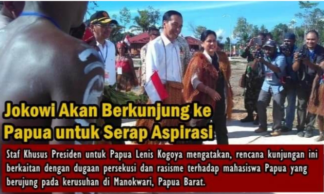Jokowi Dikabarkan Akan Berkunjung ke Papua Dalam Waktu Dekat