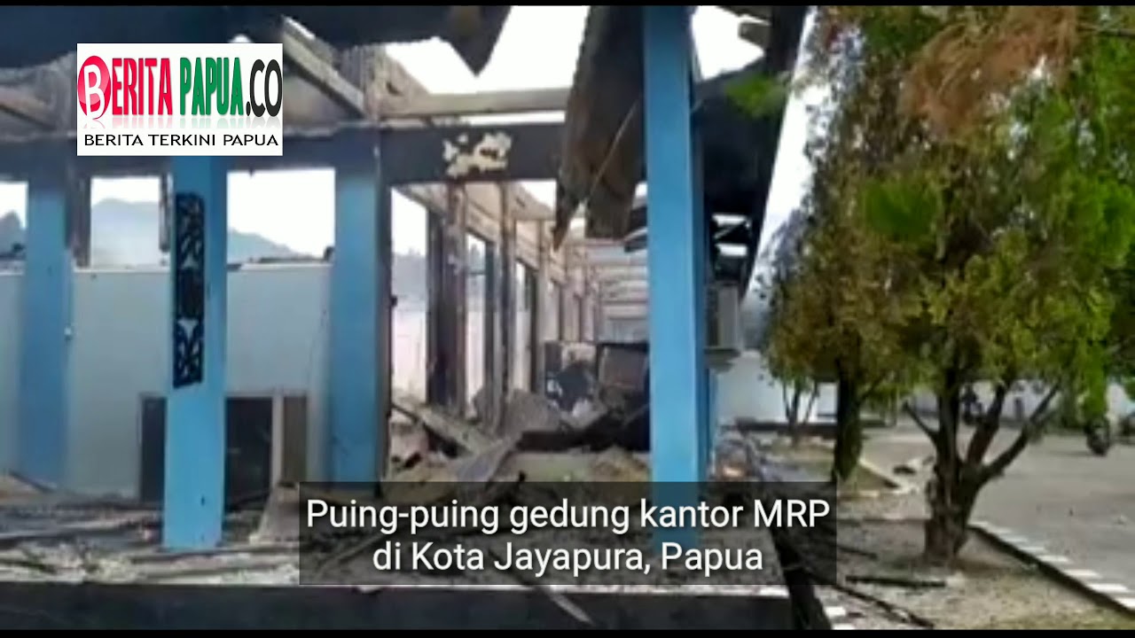 Kantor MRP Provinsi Papua Dibakar Masa Pendemo