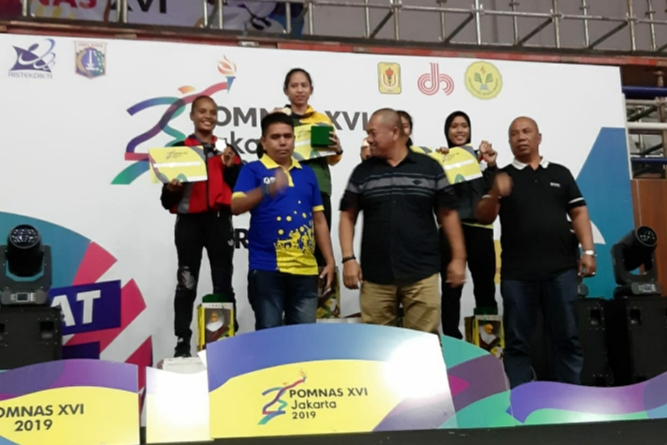 Ester Mebri Raih Medali Perak di POMNas Karate