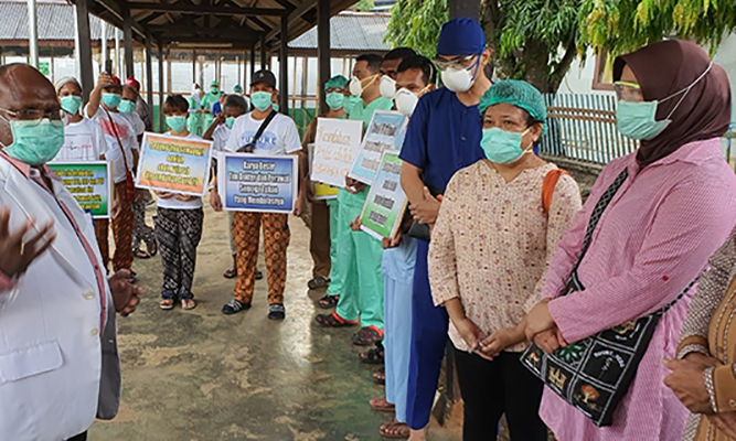 Kota Jayapura, 10 Pasien Positif Covid-19 Sembuh
