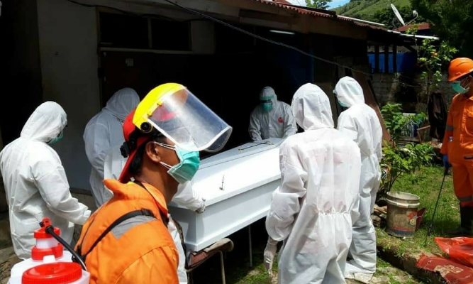 Seorang Lansia Meninggal di Entrop, Diduga Terinfeksi Covid-19