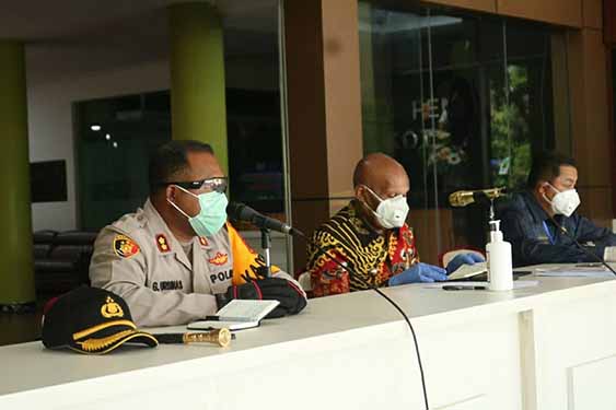 Kapolresta Hadiri Rapat Pembagian Sembako Dari Presiden RI