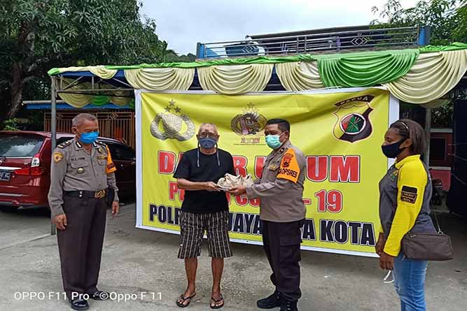 Dapur Umum Polresta, 300 Bungkus Dibagikan Kepada Purnawiran Polri dan Warakauri
