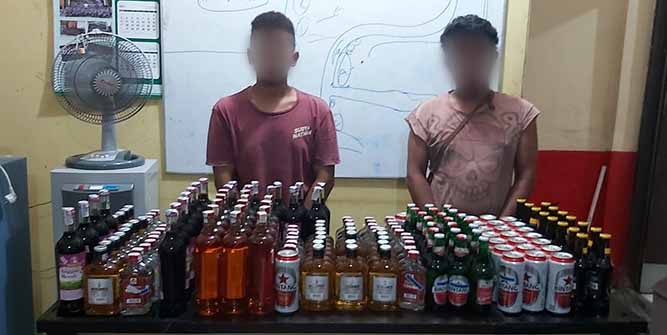 Penjual Miras Dikawasan Ruko Dok II Ditangkap Polisi