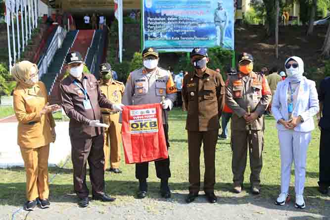 Apel Swiping Masker di Kota Jayapura