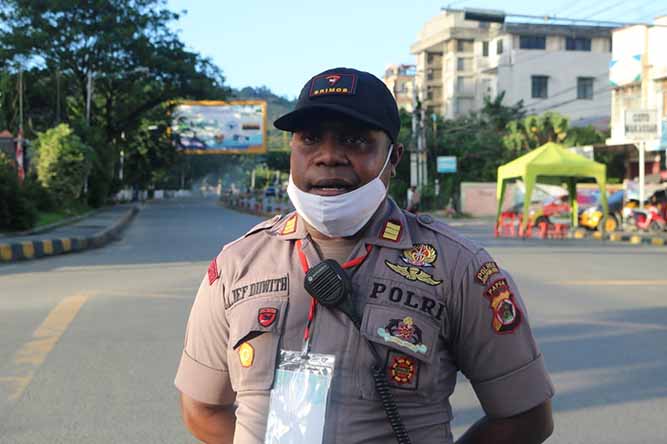 Kapolsek abepura: kini warga sadar dan paham pemberlakuan jam aktivitas