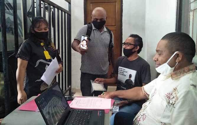 Sat Resnarkoba Serahkan Satu Tersangka Ke Jaksa Melalui Online