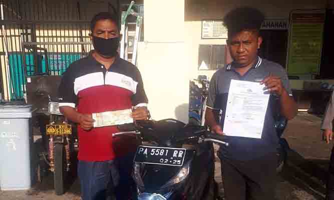 Polisi Kembalikan Motor Curian Kepada Pemiliknya