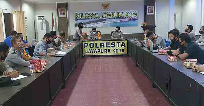 Polresta Gelar Rapat Meeting Responden Internal Dalam Penilaian ITK-O