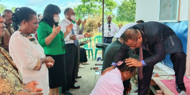 Hans Hamadi Buka Pos PI  GPdI di Koya Barat