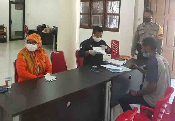 Polisi Amankan Jalannya Pembagian Bantuan Sosial Tunai