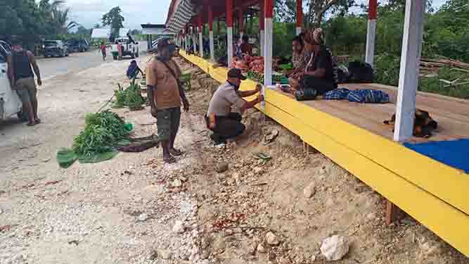 Transisi Status Darurat Ke Pemulihan, Polsek Muara Tami Sosialisasi Ke Warga