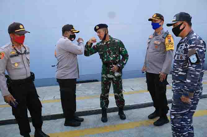 Upacara Penerimaan Pasukan Satgas Pengamanan Perbatasan RI-PNG