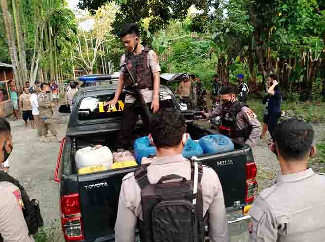Ratusan Liter Bobo Berhasil Disita Aparat Gabungan