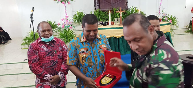 Pangdam XVII dan Bupati Resmikan Gereja Pniel di Numfor
