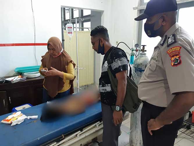 Di Pantai Hamadi, Seorang Anak Tewas Tenggelam