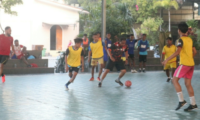 Latihan Perdana Tim Futsal Bifor Papua FC Dimasa Pandemi Covid
