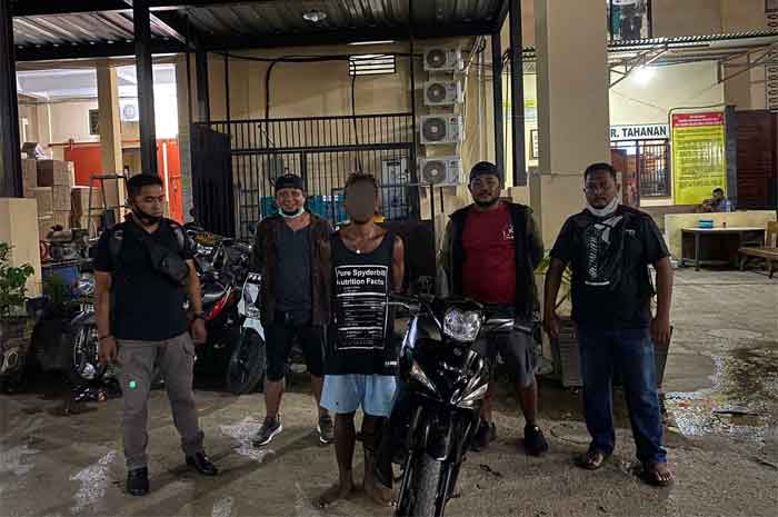 DW, Buronan Pencurian Motor Akhirnya Ditangkap Bersama Barang Bukti