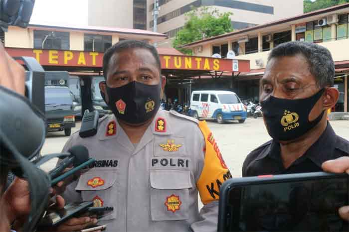 Polwan Polda Papua Ditabrak