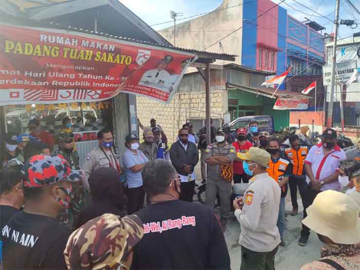 Sweeping Pengguna Masker di Kota Jayapura, 129 Orang Kena Denda