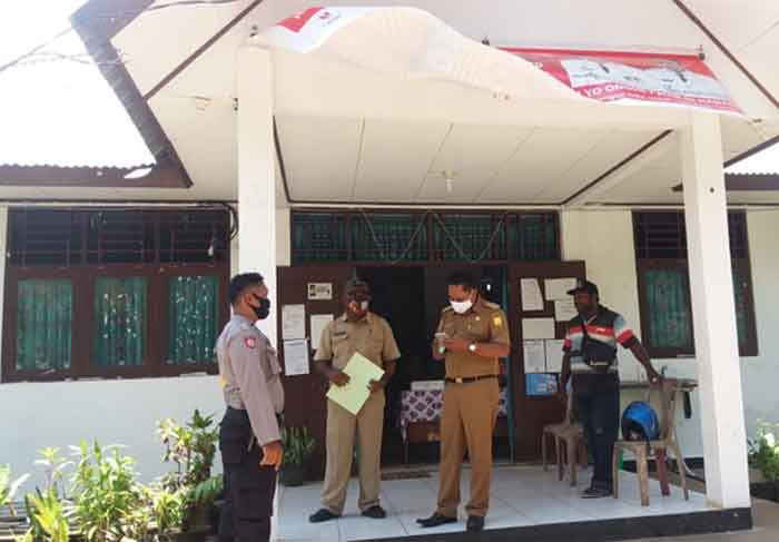 Jaga Kamtibmas dan Imbau 3M 1T, Personil Pospol Angakasa Rutin Patroli