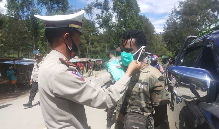 Sat Lantas Polres Lanny Jaya  Laksanakan Operasi Zebra Matoa 2020
