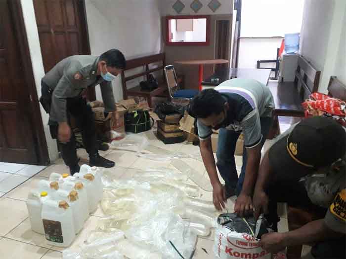 Polsek Pelabuhan Jayapura Kembali Gagalkan Penyelundupan 135 Liter Sopi