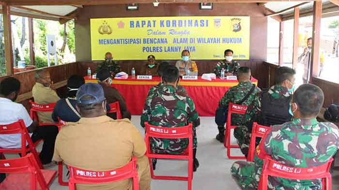 Antisipasi Bencana, TNI-POLRI dan Istansi Terkait Gelar Rakor