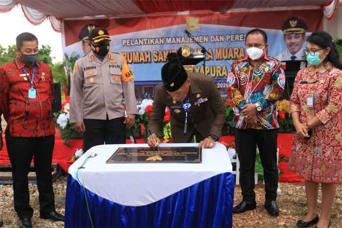 Peresmian Rumah Sakit Ramela di Koya