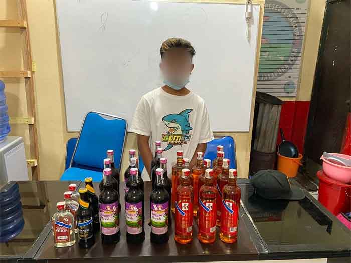 Polisi Kembali Meringkus Pedagang Miras Secara Ilegal di Entrop