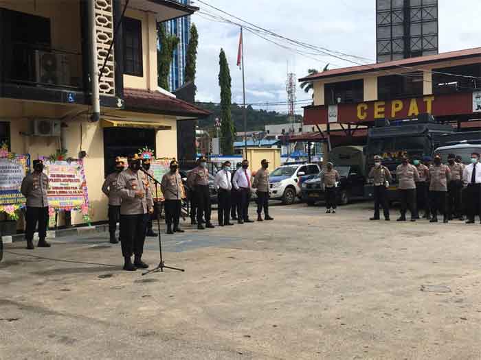 Pesan Kapolresta Saat Pimpim Apel Perdana di Awal Tahun 2021
