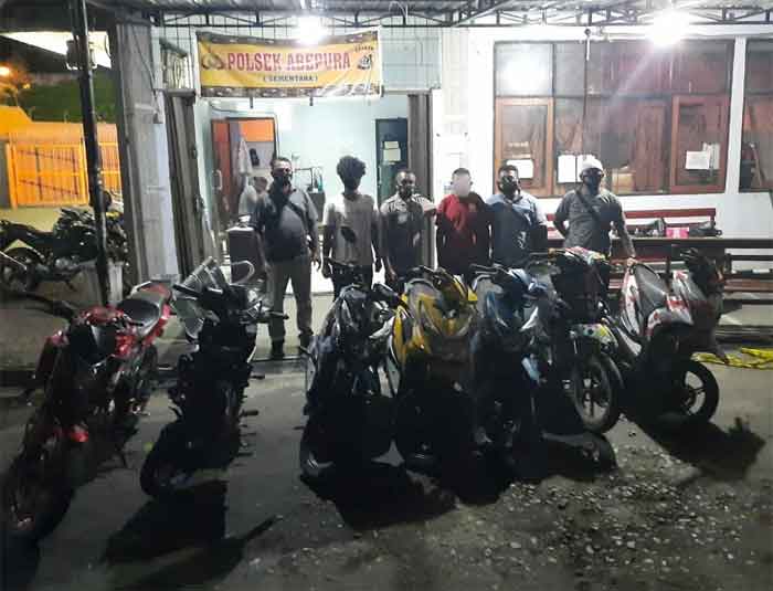 Pelaku Pencurian, Penipuan dan Penggelapan Ditangkap Polisi Dengan BB 7 Unit Motor