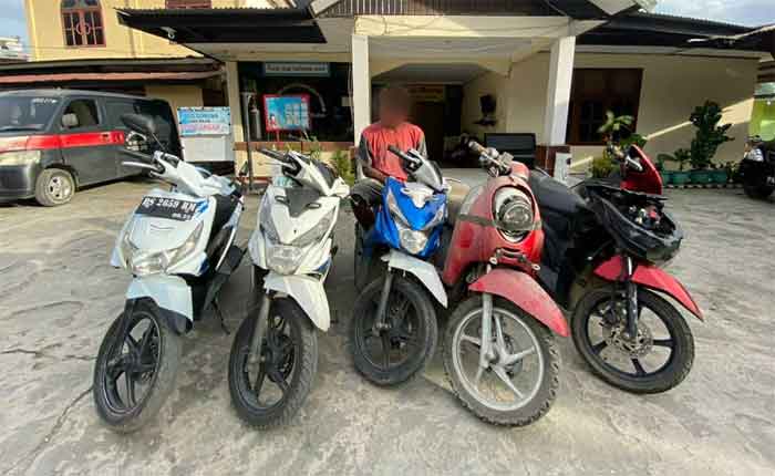 Residivis Curanmor Dibekuk Beserta 5 Unit Motor
