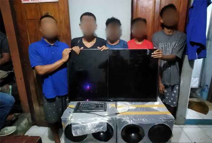 5 Remaja Sindikat Pencurian di BTN Puskopad Abe Berstatus Pelajar
