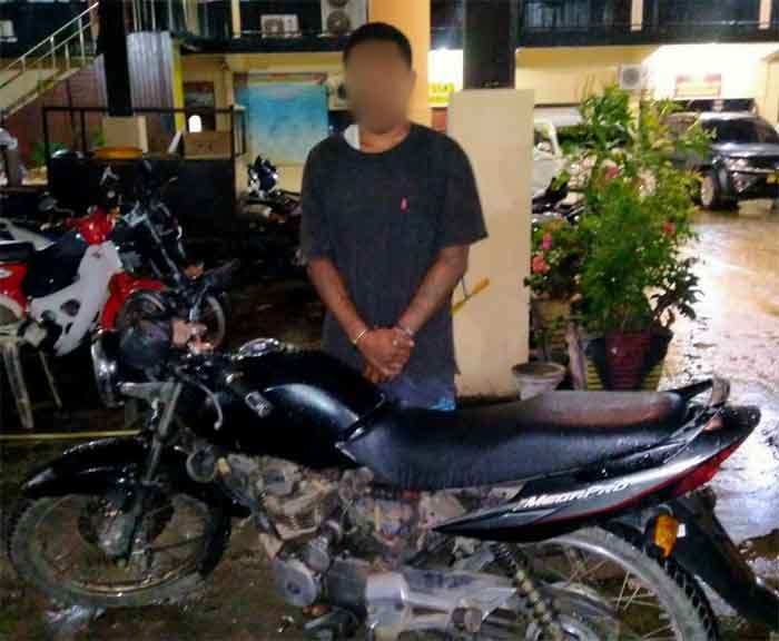 Hendak Barter Motor Dengan Ganja, SA Diringkus Polisi