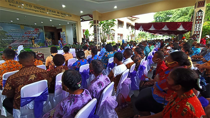 Hari ini 234 Pasutri di Kota Jayapura tercatat nikah massal