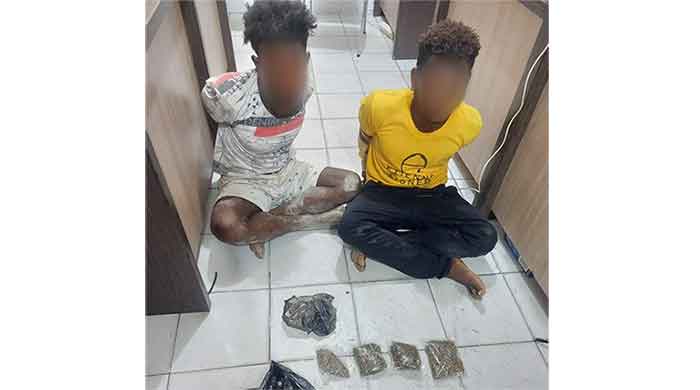 Sempat Larikan Diri, 2 Pemilik Ganja 4 Plastik Akhirnya Ditangkap