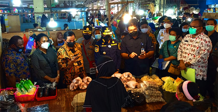 Dua Komoditas Menunjukan Tren Peningkatan Saat Sidak TPID Kota Jayapura