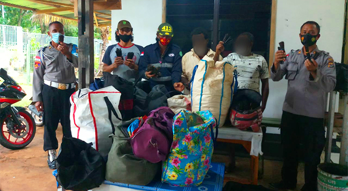 175 Kg Vanilly Ilegal Digagalkan Polisi Perbatasan RI-PNG Skouw