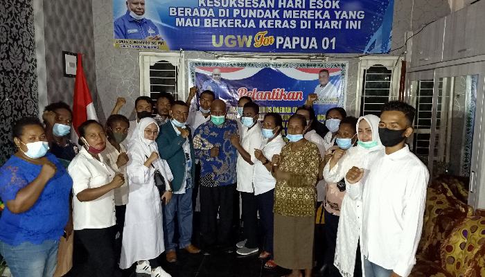 5 Wilayah Adat dan 7 Komunitas Nyatakan Dukung UGW Menuju Kursi 01 Papua