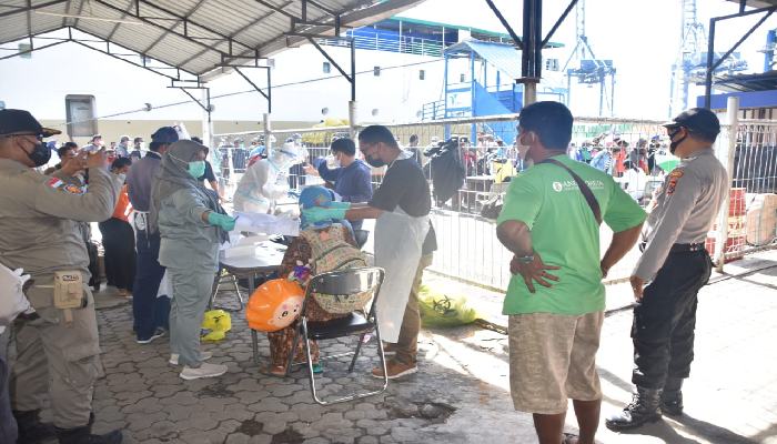 3 Penumpang KM Gunung Dempo Positif Covid19 Usai Rapid Tes di Pelabuhan Jayapura