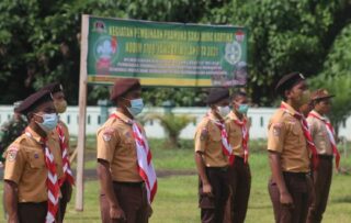 Dandim 1709/YAWA Resmi Buka Perkemahan Bhakti Saka Wira Kartika TA. 2021 di Kampung Kamanap