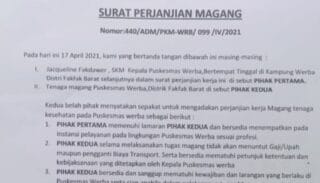 Petugas Magang di Puskesmas Werba Pertanyakan Haknya