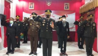 Polres Yapen Ikuti Upacara HUT Bhayangkara Ke 75 Secara Virtual, Ini Pesan Presiden RI Joko Widodo