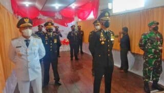 Bupati UT Hadiri Upacara Hut Bhayangkara Ke-75