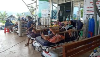 Ruangan Penuh, 21 Pasien Covid19 RSUD Jayapura Dirawat Diluar IGD