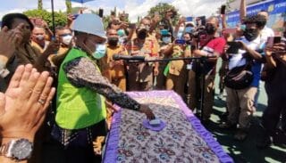 Bunyi Sirene Tanda Dimulainya Pencanangan Pengosongan Kantor Gubernur Papua dan 5 Kantor Lainnya Akan Dibangun