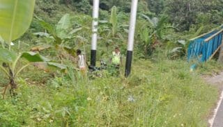 Tabrak Tiang Listrik, Pengendara Supra Tewas Penumpang Luka Berat