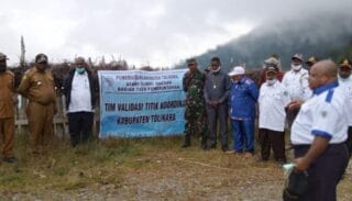 Pemda Tolikara Validasi Titik Koordinat Batas Wilayah Antara Tolikara dan Puncak Jaya
